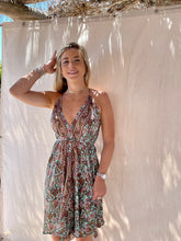 Cargar imagen en el visor de la galería, Vestido Boho turquesa
