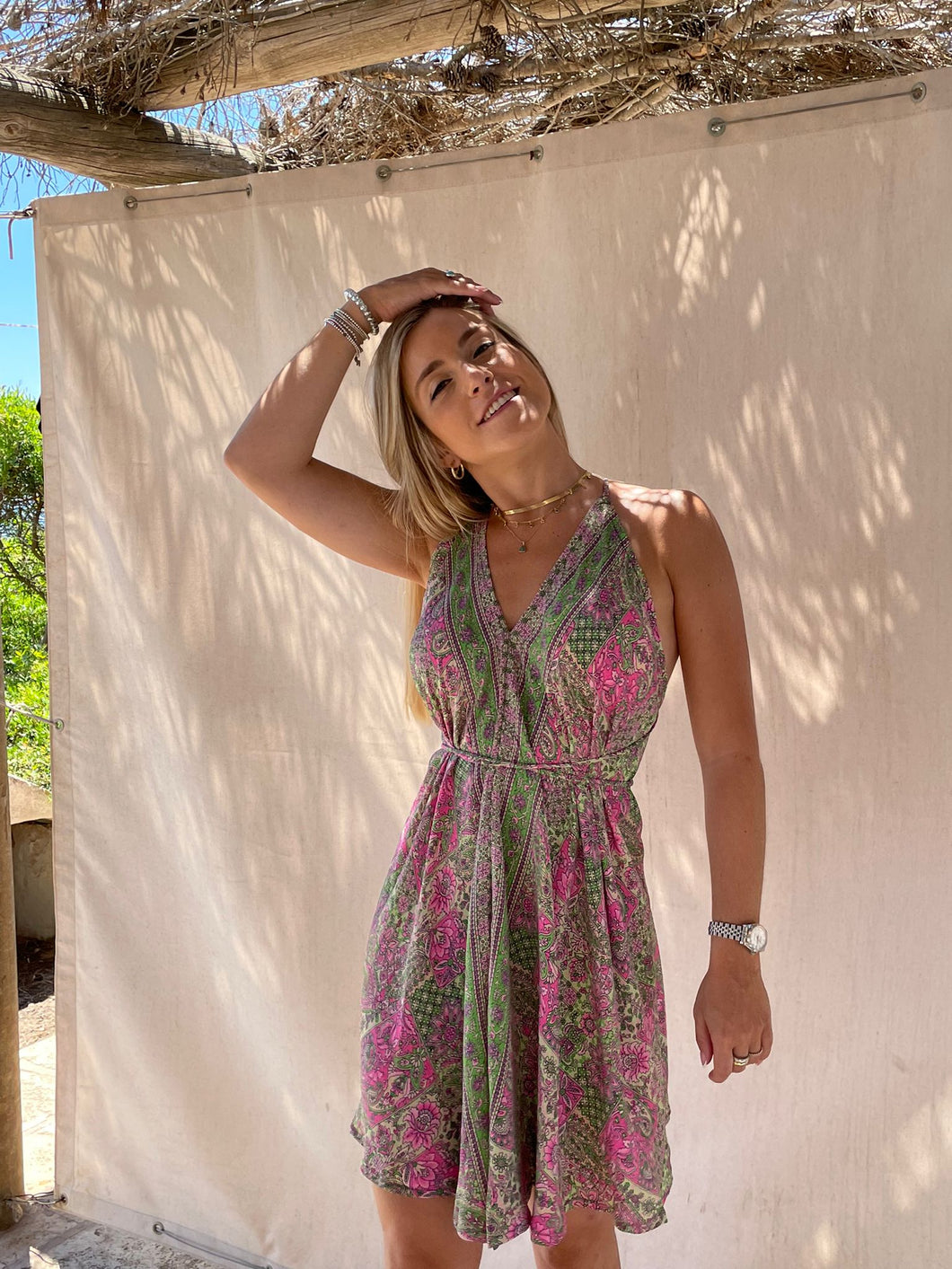 Vestido Boho rosa